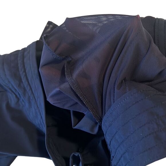 Athleta Navy Blue Hudson Snap Closure Drawstring Boardshorts Size 16 - Picture 6 of 11